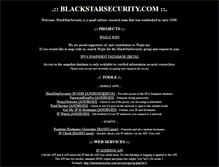 Tablet Screenshot of blackstarsecurity.com